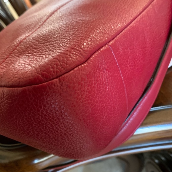 Coach Park Hono red leather bag and wallet EUC - Picture 6 of 15